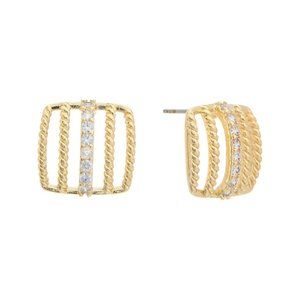 Juvell - 18K Plated CZ Studs